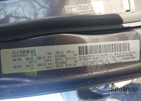 2017 Jeep Compass High Altitude 4X4 z USA, uszkodzony, nr VIN 1C4NJDEB5HD112365